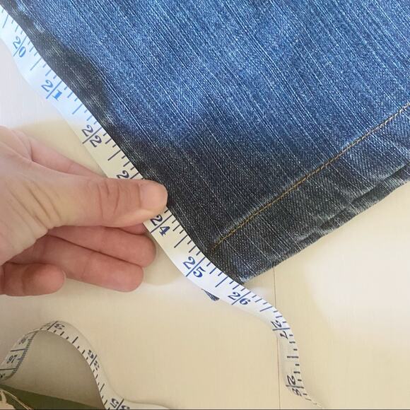 Goldsign Envy Cropped Capri Straight Leg Stretch Denim Jeans, 27 - Picture 6 of 10